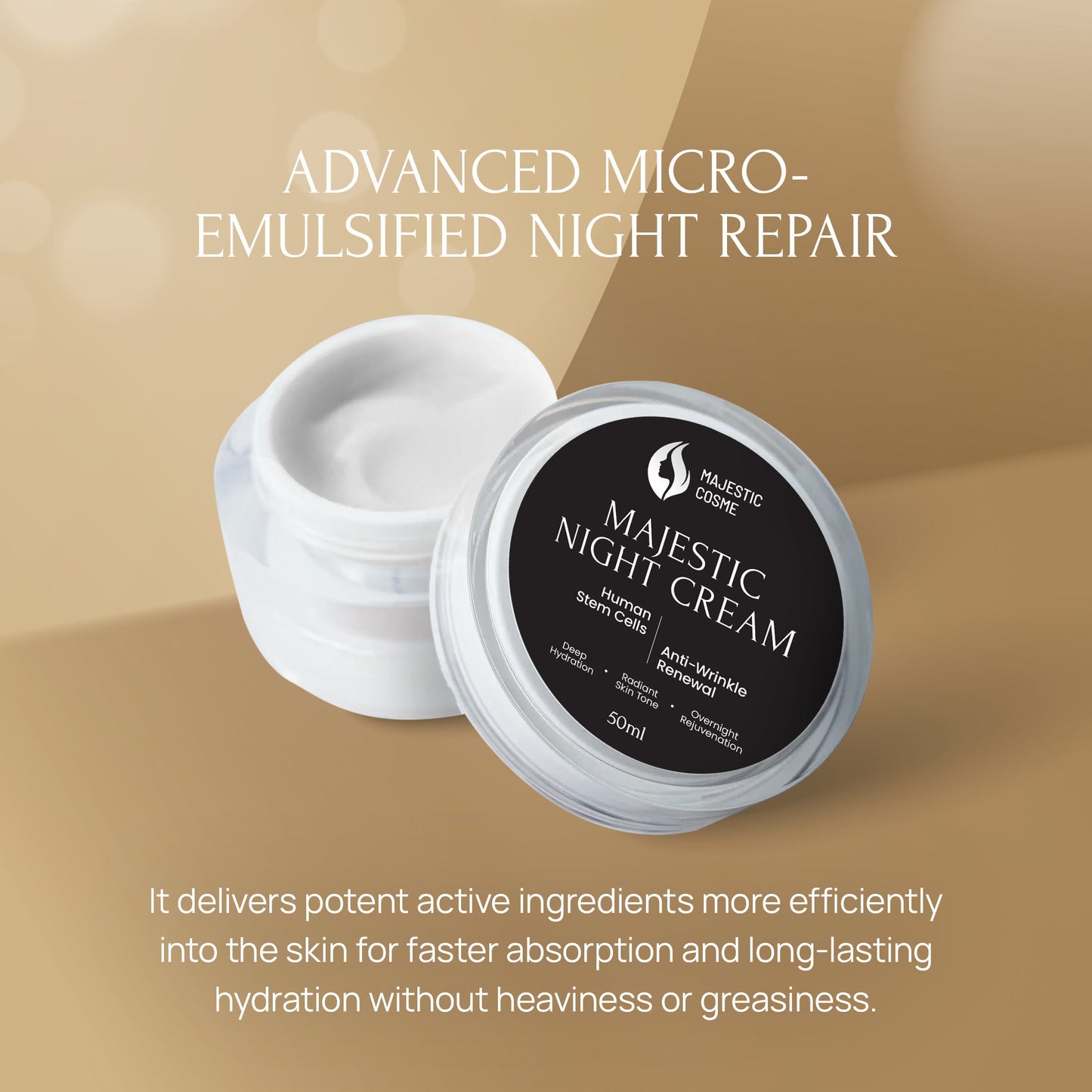 Majestic Night Cream Cream Default Title Majestic Cosme