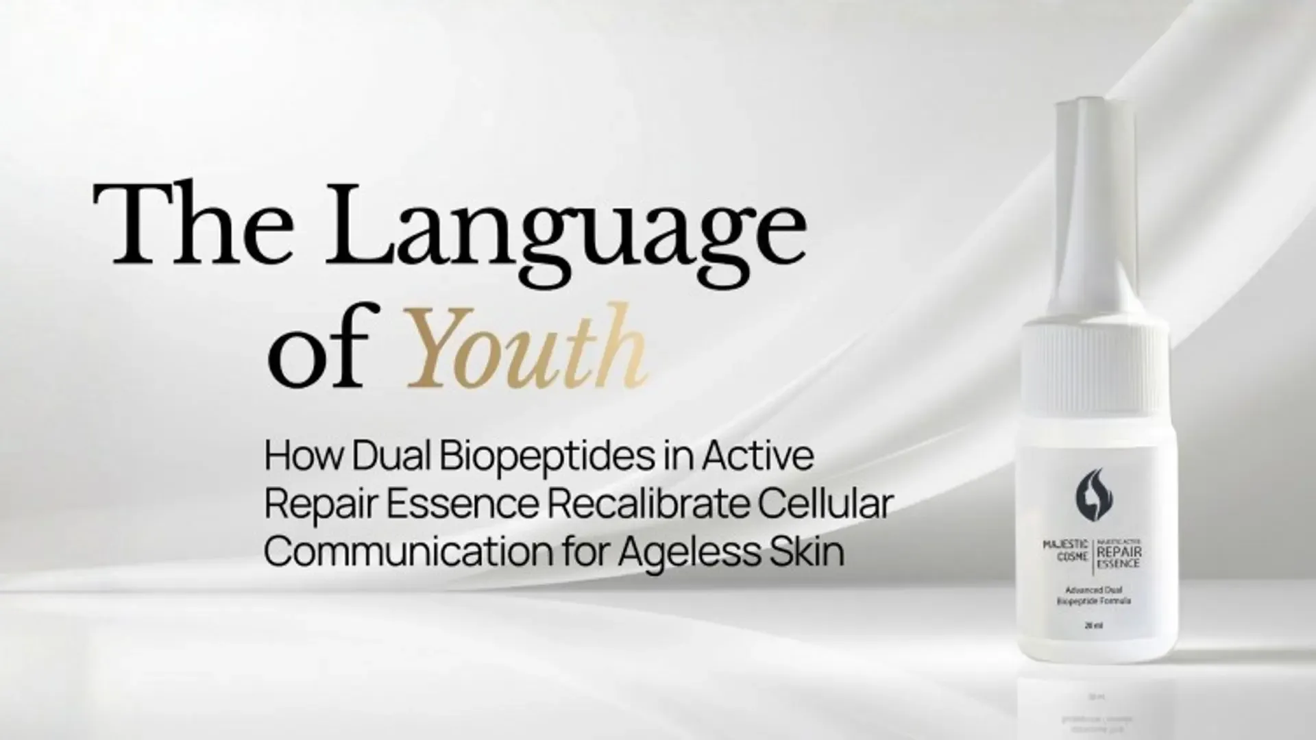 The Language of Youth: How Dual Biopeptides in Active Repair Essence Recalibrate Cellular Communication for Ageless Skin