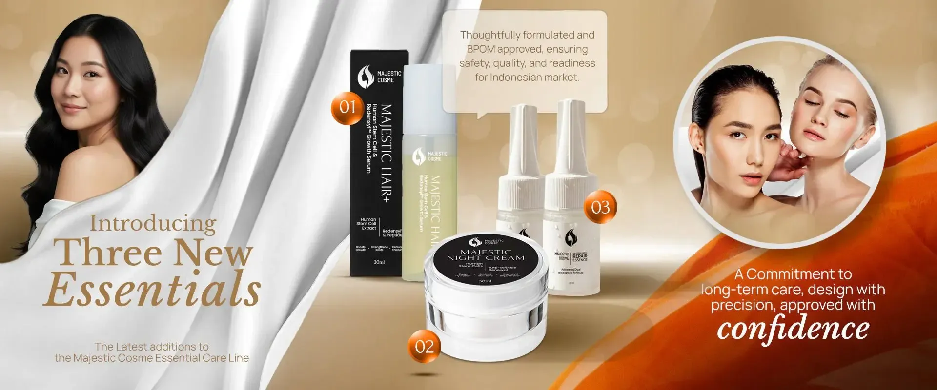 Introducing Three New Additions to the Majestic Cosme Essential Care Line