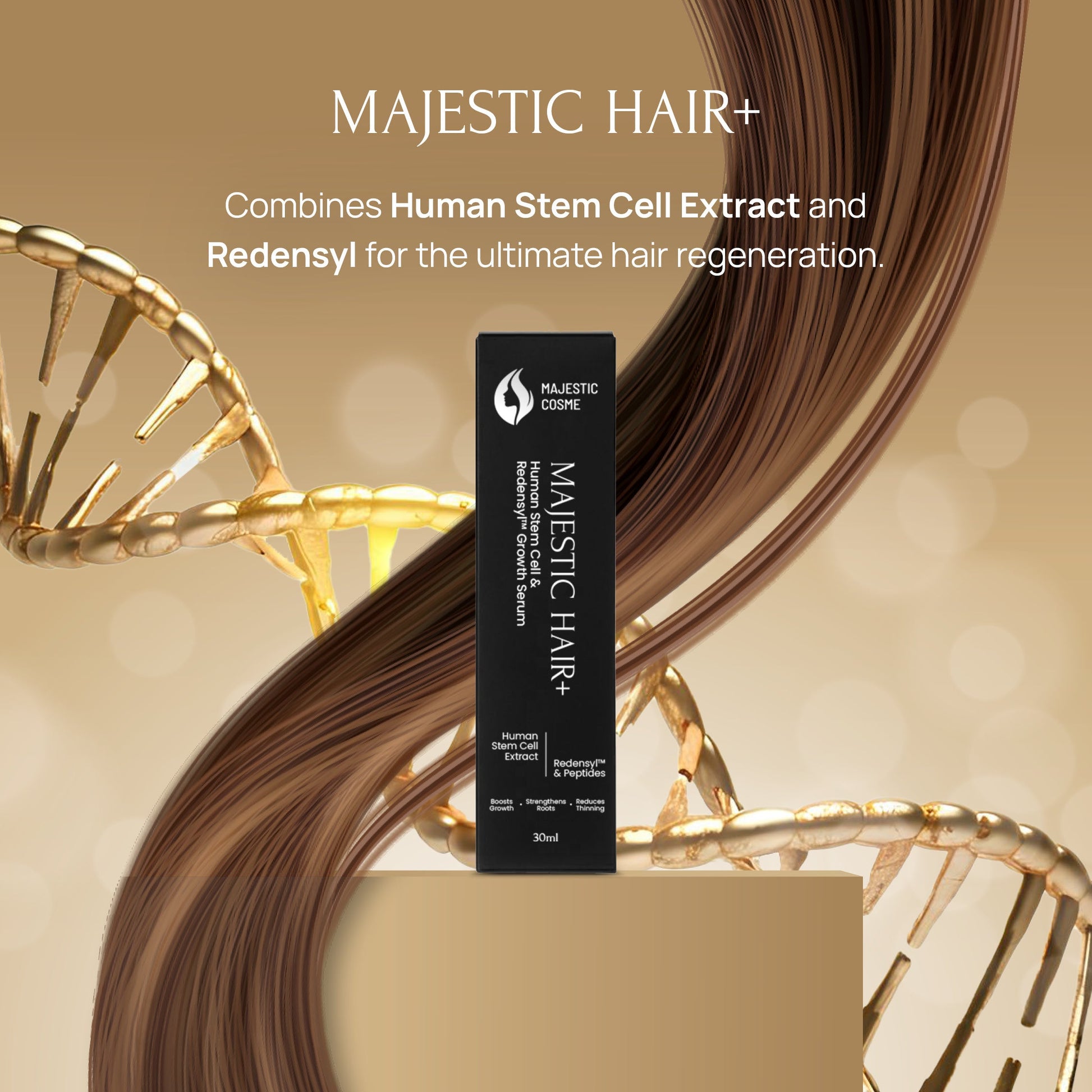 Majestic Hair+ Serum Default Title Majestic Cosme