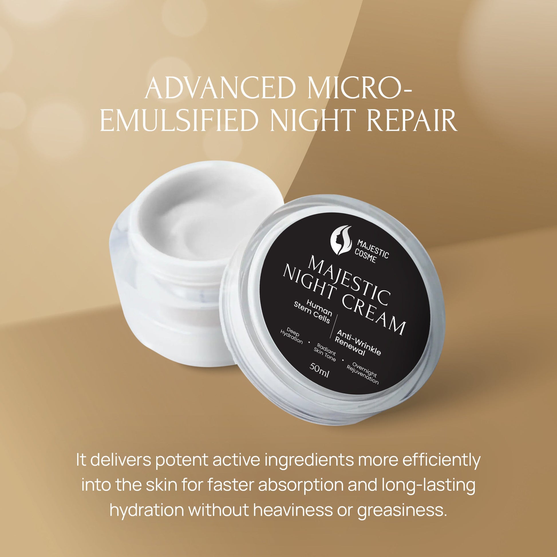 Majestic Night Cream Cream Default Title Majestic Cosme